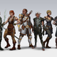 Illustration for article titled The Cartoon Concept Art of emMass Effect/em emDragon Age/em